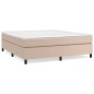 vidaXL Bettgestell Cappuccino-Braun 180x200 cm Kunstleder vidaXL Bettgestell Cappuccino-Braun 180x200 cm Kunstleder
