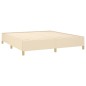 vidaXL Boxspringbett Creme 180x200 cm Stoff vidaXL Boxspringbett Creme 180x200 cm Stoff