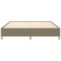 vidaXL Boxspringbett Taupe 180x200 cm Stoff vidaXL Boxspringbett Taupe 180x200 cm Stoff