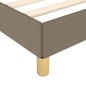 vidaXL Boxspringbett Taupe 180x200 cm Stoff vidaXL Boxspringbett Taupe 180x200 cm Stoff