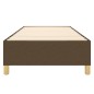 vidaXL Boxspringbett Dunkelbraun 100x200 cm Stoff vidaXL Boxspringbett Dunkelbraun 100x200 cm Stoff