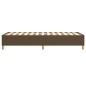 vidaXL Boxspringbett Dunkelbraun 100x200 cm Stoff vidaXL Boxspringbett Dunkelbraun 100x200 cm Stoff
