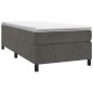 vidaXL Bettgestell Dunkelgrau 90x190 cm Samt vidaXL Bettgestell Dunkelgrau 90x190 cm Samt