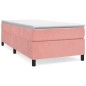 vidaXL Boxspringbett Rosa 90x190 cm Samt vidaXL Boxspringbett Rosa 90x190 cm Samt