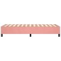 vidaXL Boxspringbett Rosa 90x190 cm Samt vidaXL Boxspringbett Rosa 90x190 cm Samt