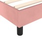 vidaXL Boxspringbett Rosa 90x190 cm Samt vidaXL Boxspringbett Rosa 90x190 cm Samt