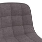 Esszimmerstühle 2 Stk. Drehbar Taupe Stoff Esszimmerstühle 2 Stk. Drehbar Taupe Stoff