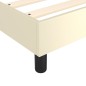 vidaXL Boxspringbett Creme 140x190 cm Kunstleder vidaXL Boxspringbett Creme 140x190 cm Kunstleder