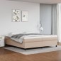 vidaXL Bettgestell Cappuccino-Braun 200x200 cm Kunstleder vidaXL Bettgestell Cappuccino-Braun 200x200 cm Kunstleder