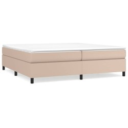 vidaXL Bettgestell Cappuccino-Braun 200x200 cm Kunstleder