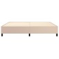 vidaXL Bettgestell Cappuccino-Braun 200x200 cm Kunstleder vidaXL Bettgestell Cappuccino-Braun 200x200 cm Kunstleder