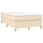 vidaXL Bettgestell Creme 120x200 cm Stoff vidaXL Bettgestell Creme 120x200 cm Stoff