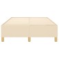 vidaXL Bettgestell Creme 120x200 cm Stoff vidaXL Bettgestell Creme 120x200 cm Stoff
