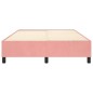 vidaXL Boxspringbett Rosa 140x190 cm Samt vidaXL Boxspringbett Rosa 140x190 cm Samt