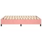 vidaXL Boxspringbett Rosa 140x190 cm Samt vidaXL Boxspringbett Rosa 140x190 cm Samt