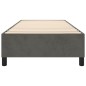 vidaXL Boxspringbett Dunkelgrau 90x200 cm Samt vidaXL Boxspringbett Dunkelgrau 90x200 cm Samt