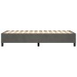 vidaXL Boxspringbett Dunkelgrau 90x200 cm Samt vidaXL Boxspringbett Dunkelgrau 90x200 cm Samt