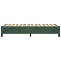 vidaXL Boxspringbett Dunkelgrün 80x200 cm Samt vidaXL Boxspringbett Dunkelgrün 80x200 cm Samt