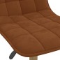Esszimmerstühle 2 Stk. Drehbar Braun Samt Esszimmerstühle 2 Stk. Drehbar Braun Samt