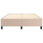 vidaXL Boxspringbett Cappuccino-Braun 140x200 cm Kunstleder vidaXL Boxspringbett Cappuccino-Braun 140x200 cm Kunstleder