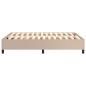 vidaXL Boxspringbett Cappuccino-Braun 140x200 cm Kunstleder vidaXL Boxspringbett Cappuccino-Braun 140x200 cm Kunstleder