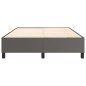 vidaXL Bettgestell Grau 140x190 cm Kunstleder vidaXL Bettgestell Grau 140x190 cm Kunstleder