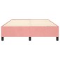 vidaXL Boxspringbett Rosa 140x200 cm Samt vidaXL Boxspringbett Rosa 140x200 cm Samt