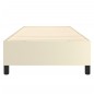 vidaXL Boxspringbett Creme 80x200 cm Kunstleder vidaXL Boxspringbett Creme 80x200 cm Kunstleder