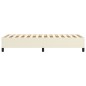 vidaXL Boxspringbett Creme 80x200 cm Kunstleder vidaXL Boxspringbett Creme 80x200 cm Kunstleder