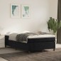vidaXL Boxspringbett Schwarz 120x200 cm Samt vidaXL Boxspringbett Schwarz 120x200 cm Samt