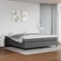 vidaXL Bettgestell Grau 200x200 cm Kunstleder vidaXL Bettgestell Grau 200x200 cm Kunstleder