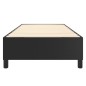 vidaXL Boxspringbett Schwarz 90x200 cm Kunstleder vidaXL Boxspringbett Schwarz 90x200 cm Kunstleder