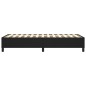 vidaXL Boxspringbett Schwarz 90x200 cm Kunstleder vidaXL Boxspringbett Schwarz 90x200 cm Kunstleder