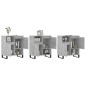 Sideboards 3 Stk. Betongrau Holzwerkstoff Sideboards 3 Stk. Betongrau Holzwerkstoff