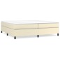 vidaXL Bettgestell Creme 200x200 cm Kunstleder vidaXL Bettgestell Creme 200x200 cm Kunstleder