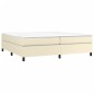 vidaXL Bettgestell Creme 200x200 cm Kunstleder vidaXL Bettgestell Creme 200x200 cm Kunstleder