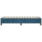 vidaXL Bettgestell Dunkelblau 90x200 cm Samt vidaXL Bettgestell Dunkelblau 90x200 cm Samt