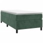 vidaXL Boxspringbett Dunkelgrün 90x200 cm Samt vidaXL Boxspringbett Dunkelgrün 90x200 cm Samt