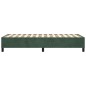 vidaXL Boxspringbett Dunkelgrün 90x200 cm Samt vidaXL Boxspringbett Dunkelgrün 90x200 cm Samt