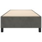vidaXL Boxspringbett Dunkelgrau 100x200 cm Samt vidaXL Boxspringbett Dunkelgrau 100x200 cm Samt
