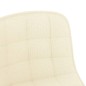 Esszimmerstühle 2 Stk. Drehbar Creme Stoff Esszimmerstühle 2 Stk. Drehbar Creme Stoff