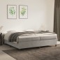 vidaXL Bettgestell ohne Matratze Hellgrau 200x200 cm Samt vidaXL Bettgestell ohne Matratze Hellgrau 200x200 cm Samt