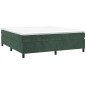 vidaXL Boxspringbett Dunkelgrün 200x200 cm Samt vidaXL Boxspringbett Dunkelgrün 200x200 cm Samt