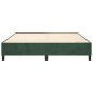 vidaXL Boxspringbett Dunkelgrün 200x200 cm Samt vidaXL Boxspringbett Dunkelgrün 200x200 cm Samt