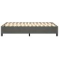 vidaXL Boxspringbett Dunkelgrau 120x200 cm Samt vidaXL Boxspringbett Dunkelgrau 120x200 cm Samt