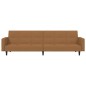 vidaXL Schlafsofa 2-Sitzer mit Hocker Taupe Mikrofasergewebe vidaXL Schlafsofa 2-Sitzer mit Hocker Taupe Mikrofasergewebe