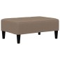 vidaXL Schlafsofa 2-Sitzer mit Hocker Taupe Mikrofasergewebe vidaXL Schlafsofa 2-Sitzer mit Hocker Taupe Mikrofasergewebe