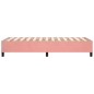 vidaXL Boxspringbett Rosa 100x200 cm Samt vidaXL Boxspringbett Rosa 100x200 cm Samt