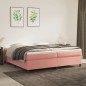 vidaXL Boxspringbett Rosa 200x200 cm Samt vidaXL Boxspringbett Rosa 200x200 cm Samt