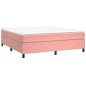 vidaXL Boxspringbett Rosa 200x200 cm Samt vidaXL Boxspringbett Rosa 200x200 cm Samt
